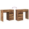 vidaXL Bureau Bois Ancien 90 x 37,5 x 75 cm Bois d'ing&eacute;nierie