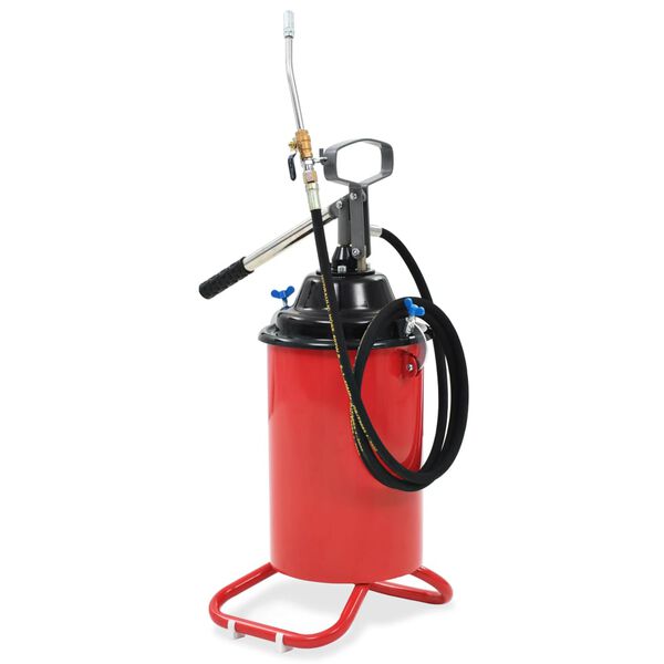 vidaXL Pompe &agrave; graisse manuelle 12 L