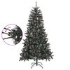 vidaXL Sapin de Noël artificiel avec support Vert 180 cm PVC