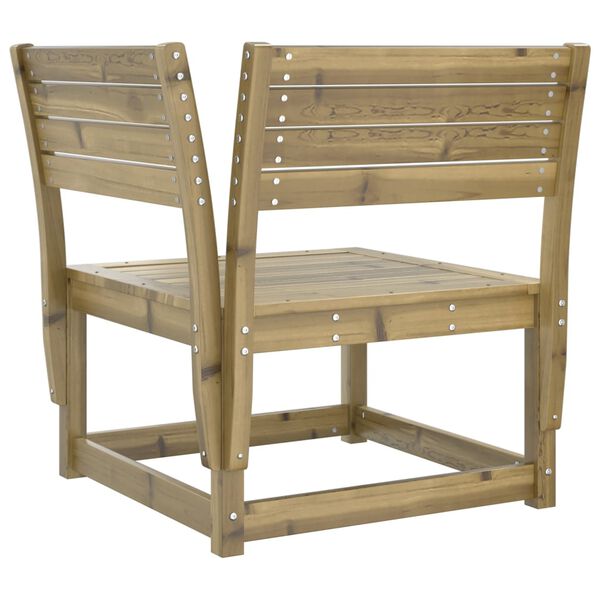 vidaXL Salon de jardin 4 pcs bois de pin impr&eacute;gn&eacute;
