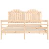 vidaXL Cadre de lit sans matelas 160x200 cm bois massif