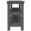 vidaXL Banc de travail Gris 181x50x80 cm Bois de pin massif