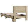 vidaXL Cadre de lit sans matelas ch&ecirc;ne sonoma 90x200 cm