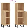 vidaXL Armoire salle de bain ch&ecirc;ne sonoma 30x30x100 cm