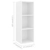 vidaXL Ensemble de meuble TV 5 pcs Blanc Bois d'ing&eacute;nierie