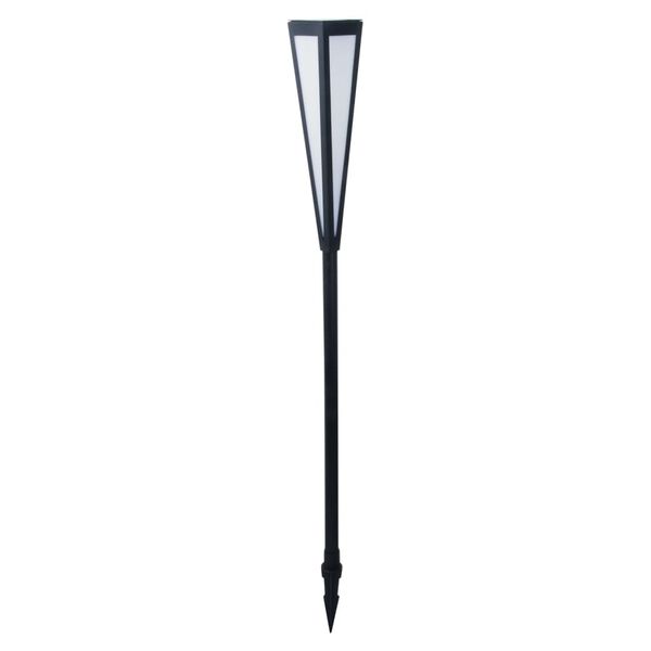 Luxform Lampe solaire &agrave; LED torche de jardin Wehmouth Noir et blanc
