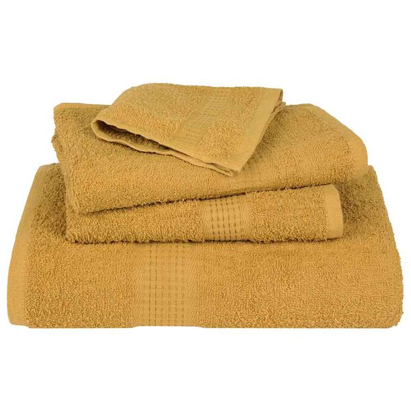 vidaXL Serviettes de sauna FROGN 2 pcs dor&eacute; 80x200 cm 360 g/m&sup2;
