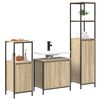vidaXL Ensemble de mobilier de salle de bain avec &eacute;tag&egrave;re 3 pcs