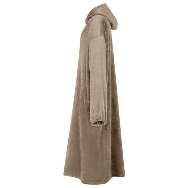 vidaXL Sweat &agrave; capuche couverture Camel s Flanelle