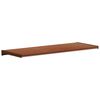 vidaXL Appui de fen&ecirc;tre Bois Brun 100 x 35 x 4,5 cm PVC