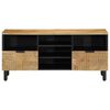 vidaXL Meuble TV marron 100x33x46 cm bois massif de manguier