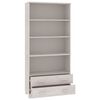 vidaXL Buffet HAMAR Bois massif de pin Blanc
