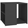vidaXL Table d'appoint Gris 50x50x45 cm Agglom&eacute;r&eacute;