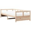 vidaXL Lit de jour avec matelas 90x200 cm bois de pin massif