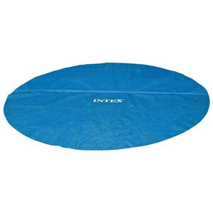Intex Couverture solaire de piscine bleu 538 cm poly&eacute;thyl&egrave;ne