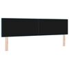 vidaXL T&ecirc;te de lit avec t&ecirc;te de lit Bleu fonc&eacute; 180 cm Cuir synth&eacute;tique