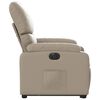 vidaXL Fauteuil inclinable &eacute;lectrique cappuccino similicuir