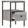 vidaXL Tables de chevet 2 pcs sonoma gris 34x36x50cm bois d'ing&eacute;nierie