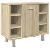 vidaXL Armoire de salle de bain Ch&ecirc;ne sonoma 60x32x53,5 cm Agglom&eacute;r&eacute;
