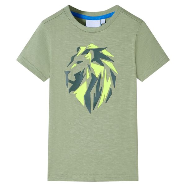 T-shirt pour enfants kaki clair 128