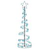 vidaXL Sapin de No&euml;l &agrave; LED avec boules 120 LED blanc chaud 180 cm
