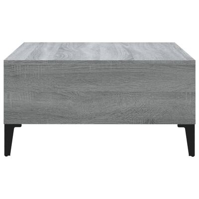 vidaXL Table basse Sonoma gris 60x60x30 cm Aggloméré