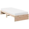 vidaXL Lit de jour avec matelas 90x200 cm bois de pin massif