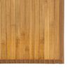 vidaXL Tapis rectangulaire naturel 80x100 cm bambou