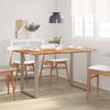 vidaXL Table de salle &agrave; manger 140x70x76 cm Bois d'acacia solide