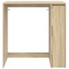 vidaXL Armoire pour machine &agrave; laver avec porte Sonoma 87 x 60 x 89 cm