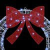 vidaXL Couronne avec 150 LED Blanc froid 120 cm Acrylique