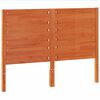 vidaXL T&ecirc;te de lit cire marron 135 cm bois massif de pin