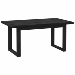 vidaXL Table de salle &agrave; manger / Table de repas NOAIN 160 cm Noir