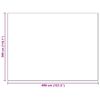 vidaXL Tapis d'ext&eacute;rieur Pinstripe ARAKIL Marron et blanc 400 &times; 300 cm