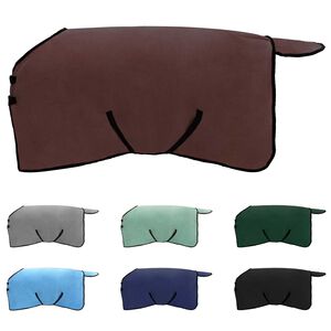vidaXL Couverture &Eacute;quine Brun Fonc&eacute; Complet Polyester