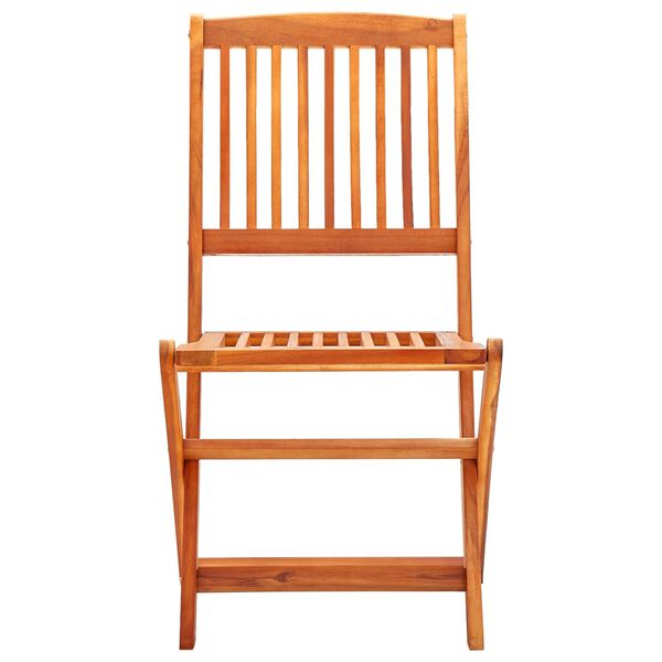 vidaXL Chaises de jardin pliables lot de 6 Bois d'eucalyptus massif