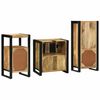vidaXL Ensemble de mobilier de salle de bain avec &eacute;tag&egrave;re 3 pcs