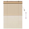 vidaXL Store enrouleur avec des rideaux Marron 100 x 160 cm Bambou