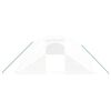 vidaXL Serre avec cadre en acier blanc 56 m² 14x4x2 m