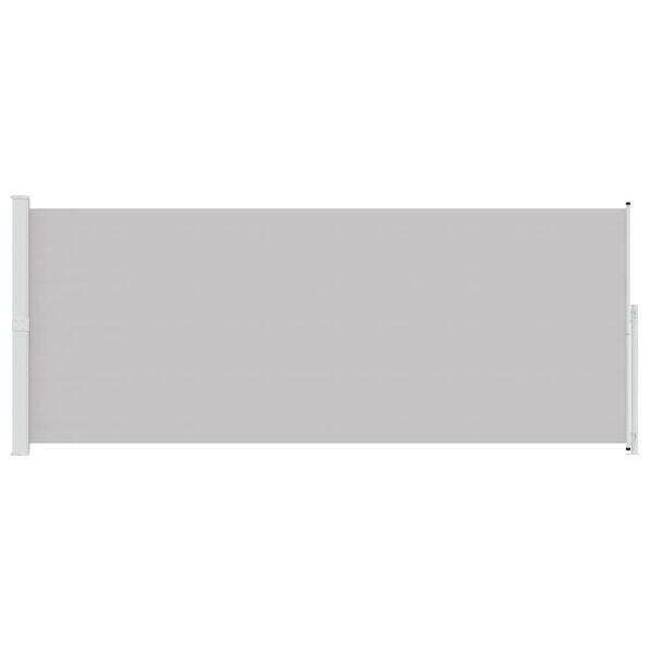 vidaXL Auvent lat&eacute;ral r&eacute;tractable de patio 200x500 cm Gris