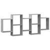 vidaXL &Eacute;tag&egrave;re murale sonoma gris 159x18x65 cm bois d'ing&eacute;nierie