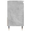 vidaXL Armoire de salle de bain gris b&eacute;ton 65x33x60 cm