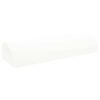 vidaXL Coussin pour les jambes Uni Blanc 52 x 20 x 12 cm