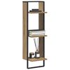 vidaXL &Eacute;tag&egrave;re Murale avec &eacute;tag&egrave;re Ch&ecirc;ne artisanal 30 x 25 x 100 cm
