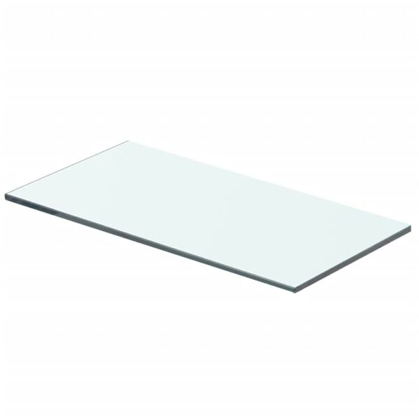 vidaXL Panneau d&rsquo;&eacute;tag&egrave;re Verre transparent 40 x 15 cm