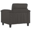 vidaXL Fauteuil Gris 60 cm Similicuir