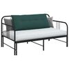 vidaXL Coussin de Dos Vert fonc&eacute; 120 x 19 x 50 cm tissu