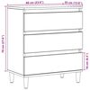 vidaXL Buffet ch&ecirc;ne artisanal 60x35x70 cm bois d'ing&eacute;nierie