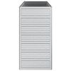 vidaXL Lit sur&eacute;lev&eacute; de jardin 100x40x77 cm Acier galvanis&eacute; Argent&eacute;