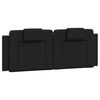 vidaXL Cadre de lit Viana sans matelas noir 120x200 cm similicuir